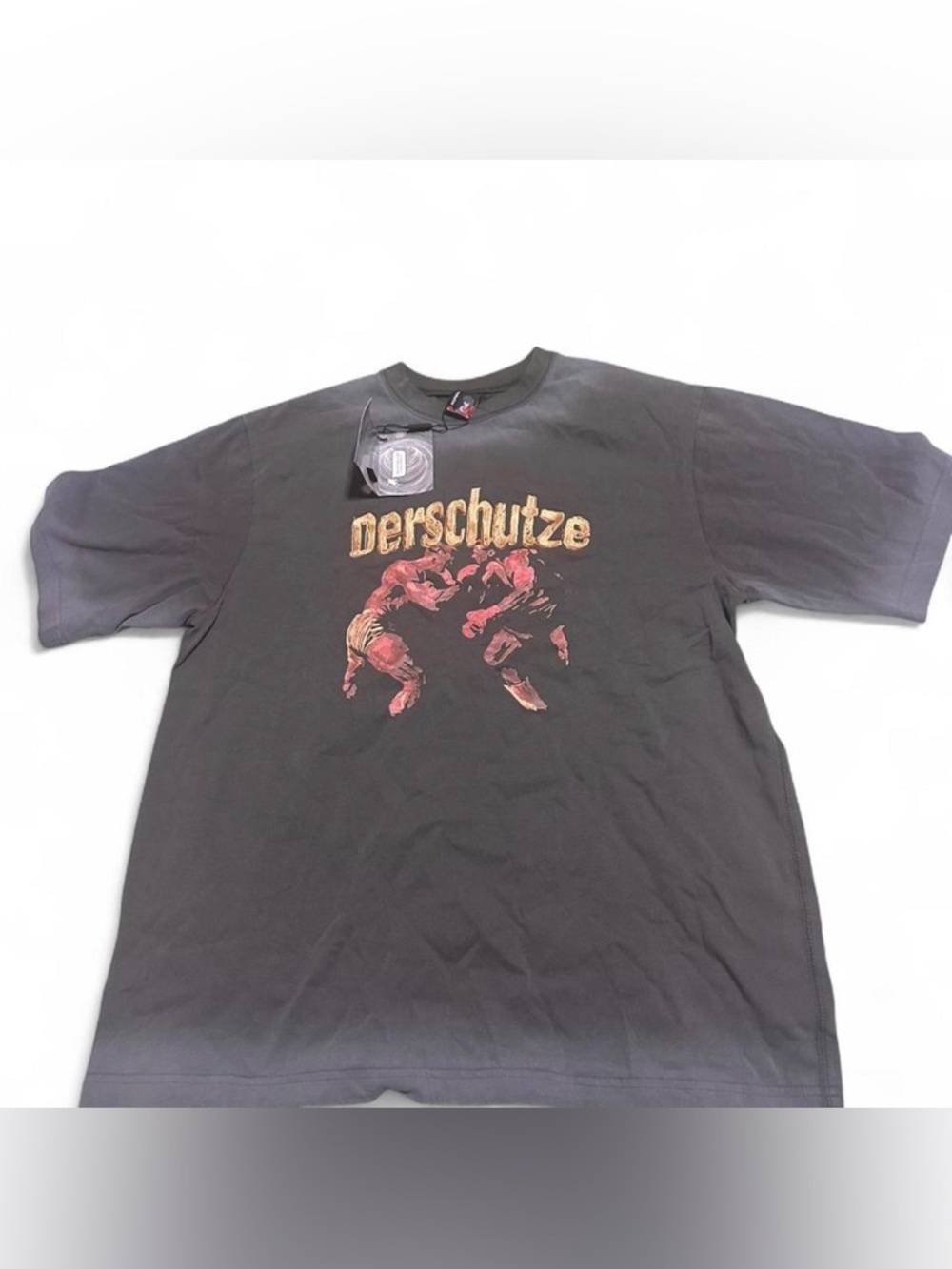 Derschutze olympia" T shirt off anthracite Size L